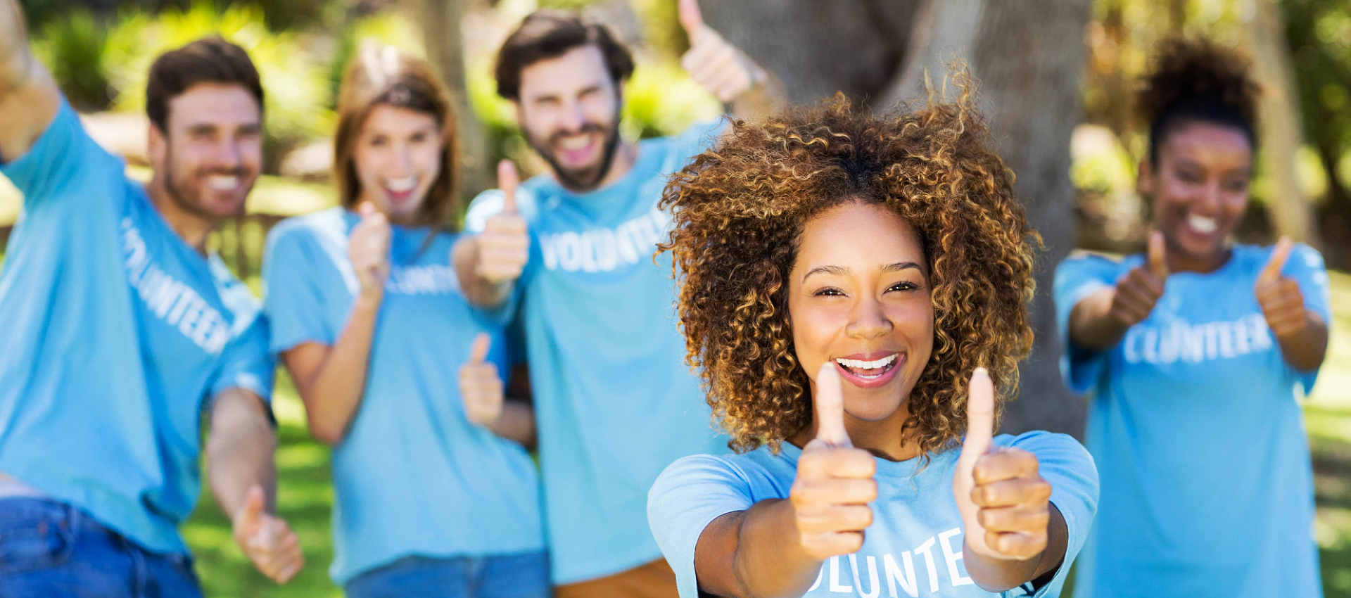 group of volunteers